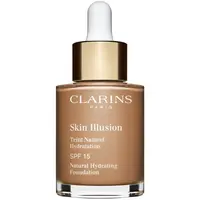 Clarins Skin Illusion Natural Hydrating Foundation rozjasňujúci hydratačný make-up SPF 15 odtieň 113C Chestnut 30 ml