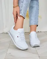 Resti Classic Women's White and Gray Sports Shoes Reurabos