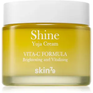 Skin79 Shine Yuja Cream Vita-C Formula hydratačný a rozjasňujúci pleťový krém pre pleť s hyperpigmentáciou 70 ml