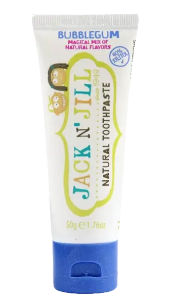 JACK N' JILL Prírodná nechtíková zubná pasta BUBBLEGUM 50 g