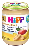 HIPP BIO Jablká a banány s detskými keksami 190 g