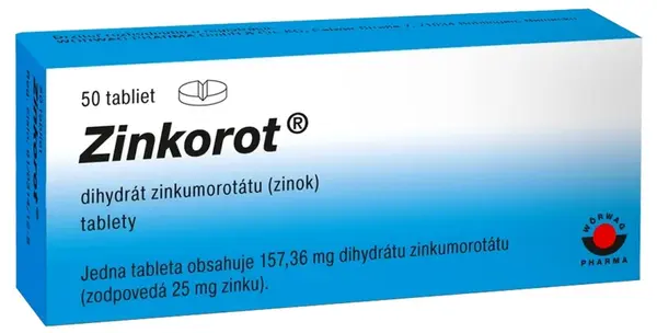 ZINKOROT 25 mg 50 tabliet