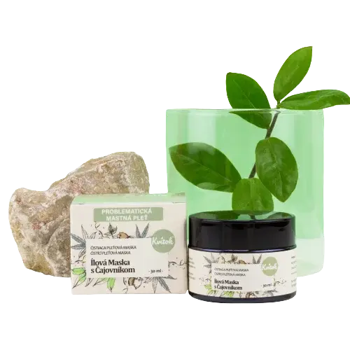 KVITOK Ílová maska s čajovníkom pre mastnú a problematickú pleť 30 ml