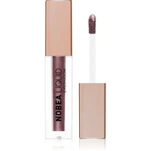 NOBEA Metal Liquid Eyeshadow tekuté očné tiene odtieň Sparkling Grape #E07 4 ml