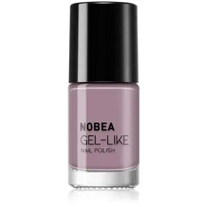 NOBEA Day-to-Day Gel-like Nail Polish lak na nechty s gélovým efektom odtieň Thistle purple #N54 6 ml