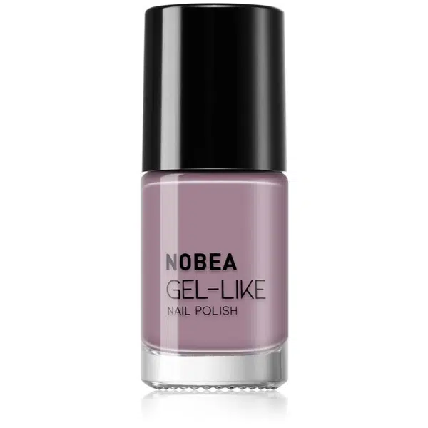 NOBEA Day-to-Day Gel-like Nail Polish lak na nechty s gélovým efektom odtieň Thistle purple #N54 6 ml