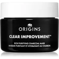 Origins Clear Improvement® Rich Purifying Charcoal Mask čistiaca maska s aktívnym uhlím 30 ml