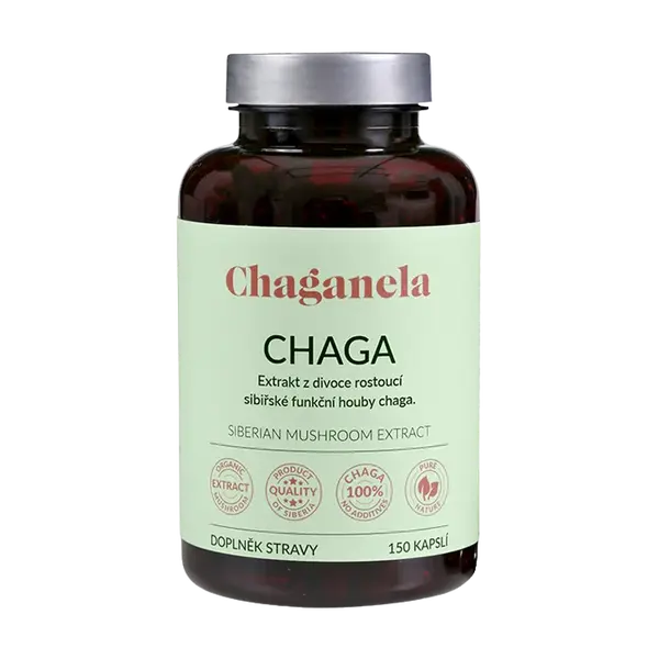 CHAGANELA Extrakt zo sibírskej čagy 150 kapsúl