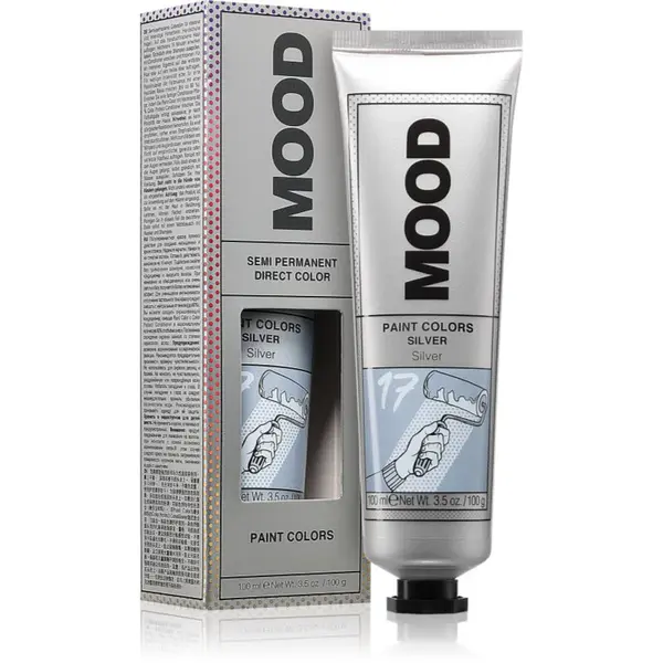 MOOD Paint Colors semipermanentná farba na vlasy odtieň Silver 100 ml