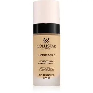 Collistar Impeccabile Long Wear Foundation dlhotrvajúci make-up SPF 15 2G Golden Beige 30 ml