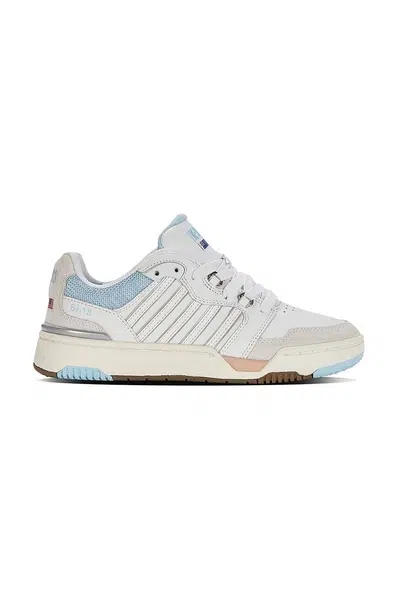 Kožené sneakers boty K-Swiss SI-18 RIVAL bílá barva, 98531.130.M