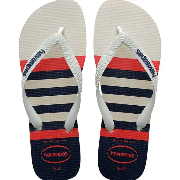 Dětské žabky Havaianas TOP NAUTICAL béžová barva