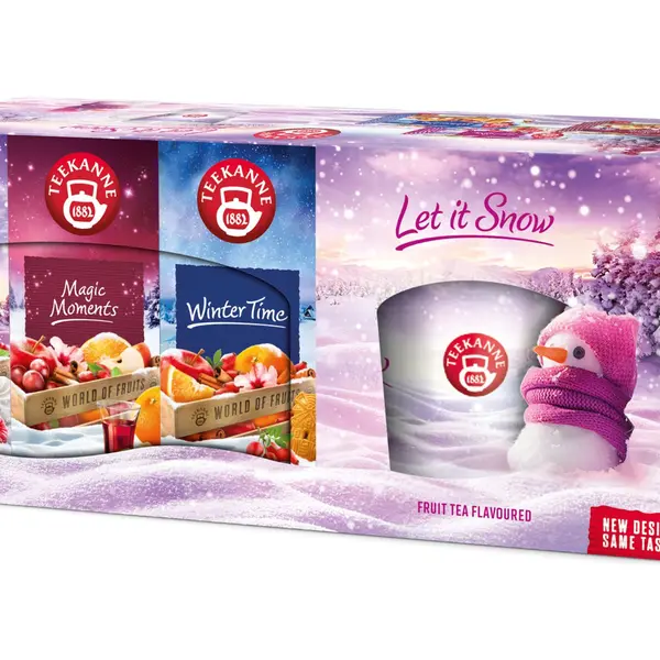 Teekanne Let it Snow porcované čaje 3x20 ks +hrnek