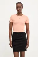 Tričko HUGO Delanor oranžová barva, 50512000