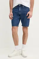 Džínové šortky Calvin Klein Jeans pánské, tmavomodrá barva, J30J327192