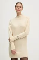 Šaty z vlněné směsi Pepe Jeans HAZEL DRESS