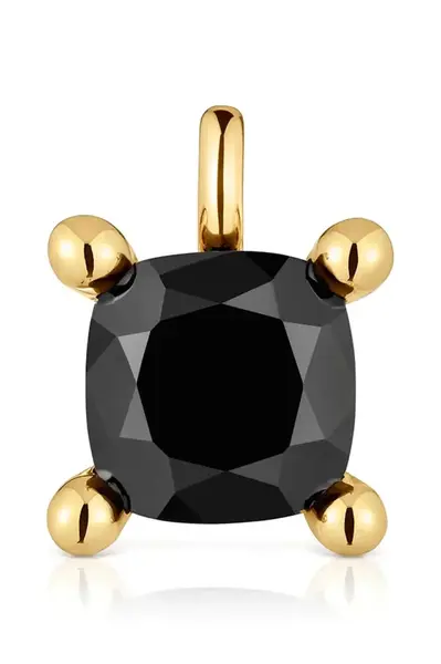 Pozlacený stříbrný přívěsek Tous Color Black 1004234900