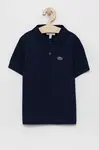 Dětská bavlněná polokošile Lacoste