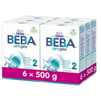 BEBA OPTIPRO 2 Pokračovací kojenecké mléko 6x500 g