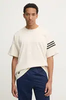 Bavlněné tričko adidas Originals Neuclassics béžová barva, JC9933