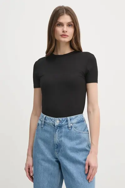 Tričko Calvin Klein černá barva, K20K208247