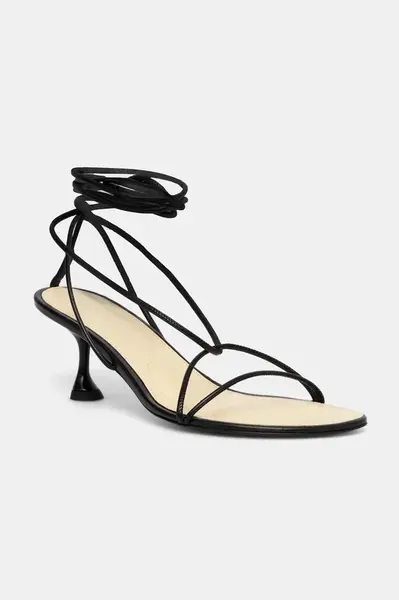 Kožené sandály Proenza Schouler Tee černá barva, SH251014