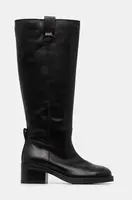 Kožené kozačky Karl Lagerfeld BROOKLYN