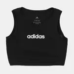 Dětský bavlněný top adidas černá barva, JC9732