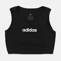 Dětský bavlněný top adidas černá barva, JC9732