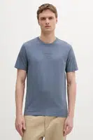 Bavlněné tričko Calvin Klein modrá barva, s potiskem, K10K114172