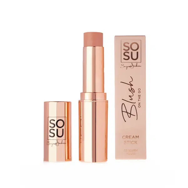 SOSU Cosmetics Blush On The Go tvářenka v tyčince Peach 7 g