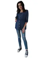 bemaamaa Těhotenská tunika kr. rukáv - granát, vel. XL