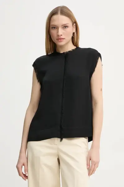 Halenka Day Birger et Mikkelsen Lise dámská, černá barva, hladká, DAY65243713