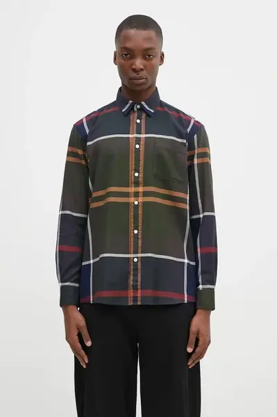 Bavlněná košile Barbour Renford OS Tartan Shirt