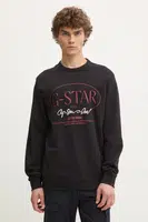 Mikina G-Star pánská, černá barva, s potiskem, D25100-D257
