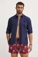 Lněná košile Vilebrequin CAROUBIS