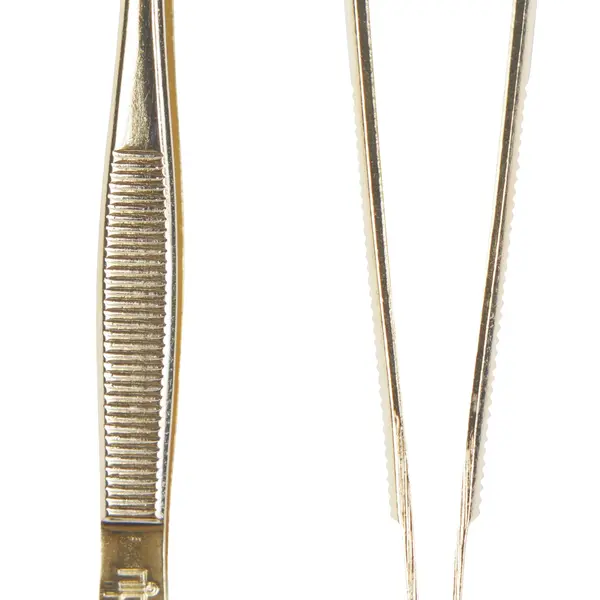 Nippes Solingen Pinzeta rovná lomená zlacená 8 cm 1 ks