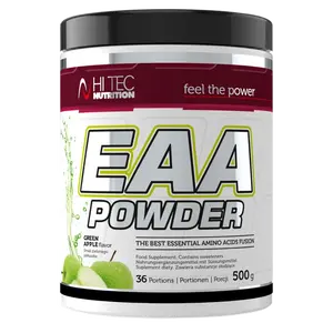 HiTec Nutrition EAA powder 500g - zelené jablko