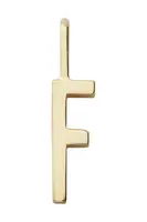 Pozlacený stříbrný přívěsek Design Letters