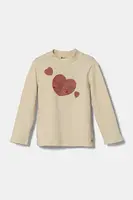 Dětské bavlněné tričko s dlouhým rukávem United Colors of Benetton