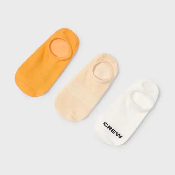 Dětské ponožky Mayoral 3-pack oranžová barva, 10910
