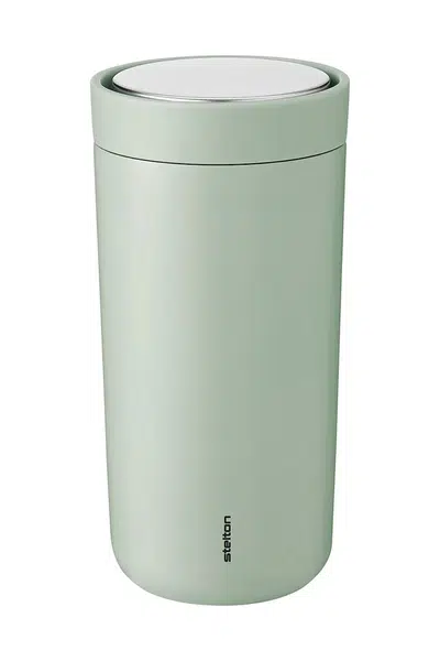 Termohrnek Stelton Go To Click 400 ml zelená barva