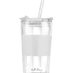 Termohrnek s brčkem Vialli Design Fuori 600 ml více barev