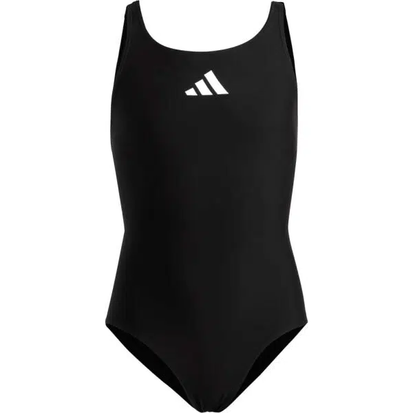 adidas 3 BARS SOL ST Y Dievčenské plavky, čierna, veľkosť