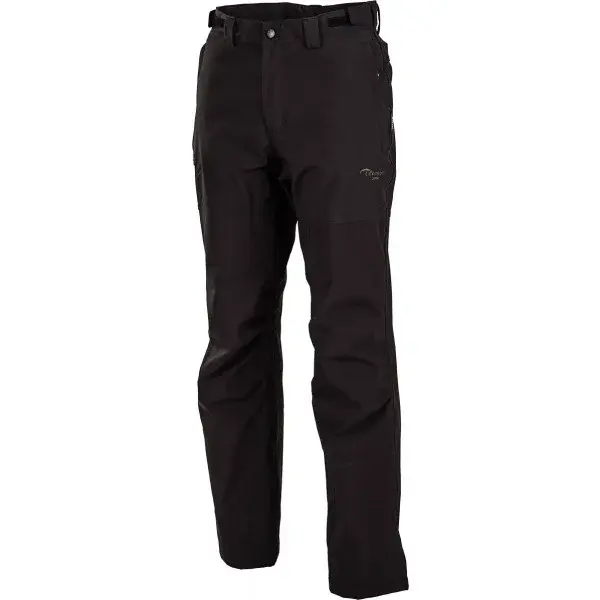 Hi-Tec TRAMAN SOFTSHELL PANTS LIGHT Pánske outdoorové nohavice, čierna, veľkosť