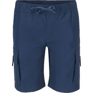 Bula JR MACK CARGO Detské ripstopové krátke nohavice, modrá, veľkosť 8Y