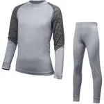 Sensor MERINO IMPRESS SET Detská vlnená funkčná bielizeň, sivá, veľkosť