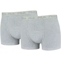Fila MAN BOXERS 2 PACK Pánske boxerky, sivá, veľkosť