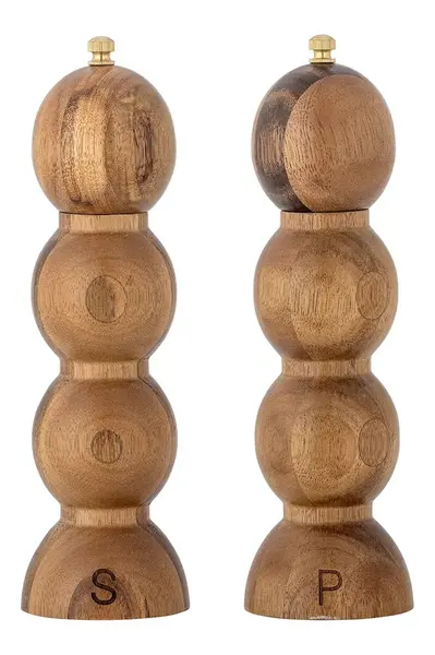 Mlýnky na sůl a pepř Bloomingville Clancy 7 x 23,5 cm 2-pack hnědá barva