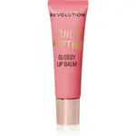 Revolution Juicy Peptide Lip Balm balzám na rty s peptidy odstín Shimmer Mai Tai Pink 8 ml